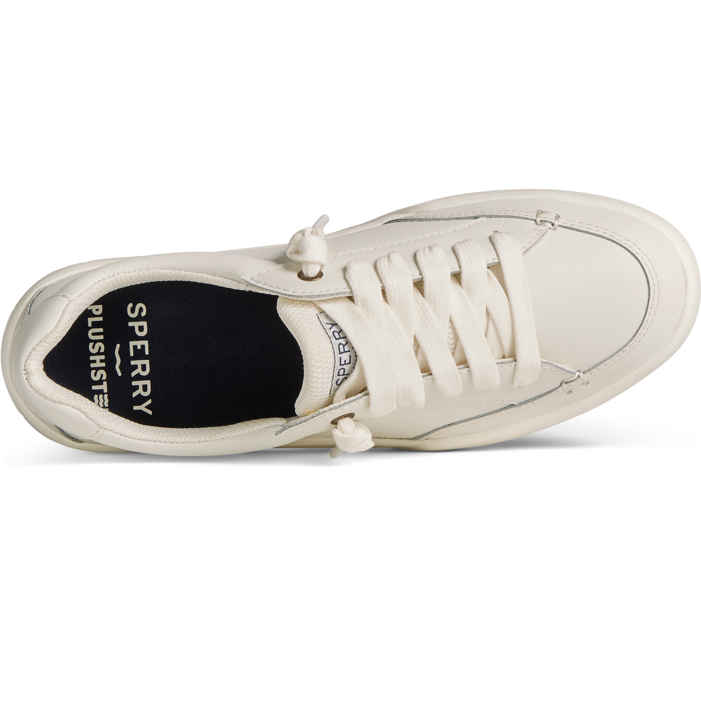 Sperry Women's Breaker Plushstep Sneaker White (STS87270)