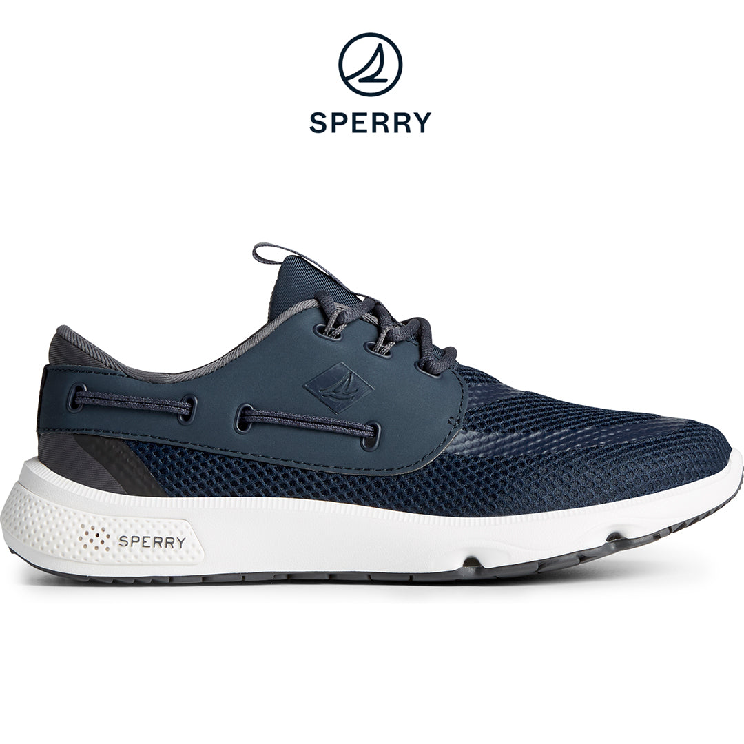 Sperry Women's 7 Seas 3-Eye Sneaker Navy (STS87583)