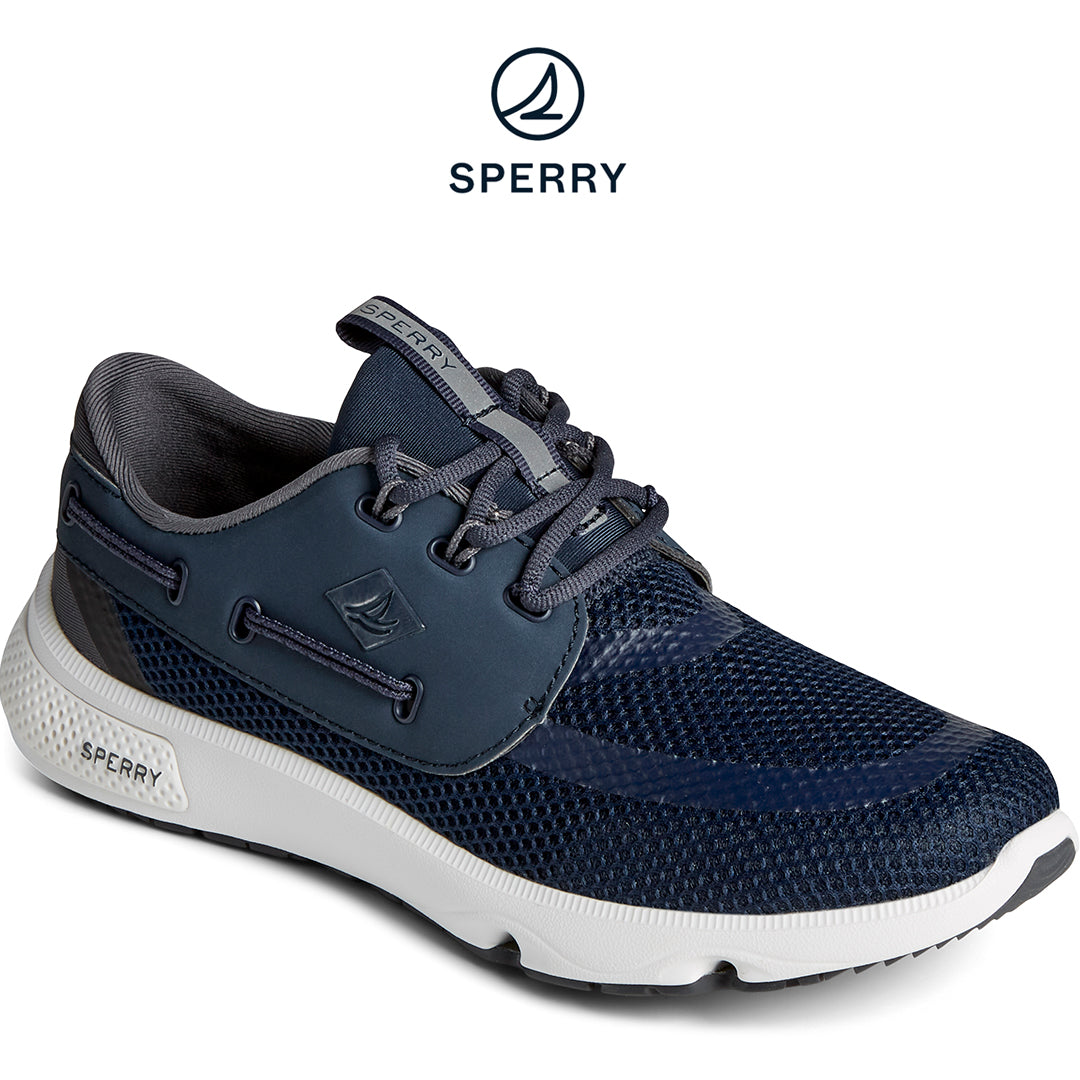 Sperry Women's 7 Seas 3-Eye Sneaker Navy (STS87583)