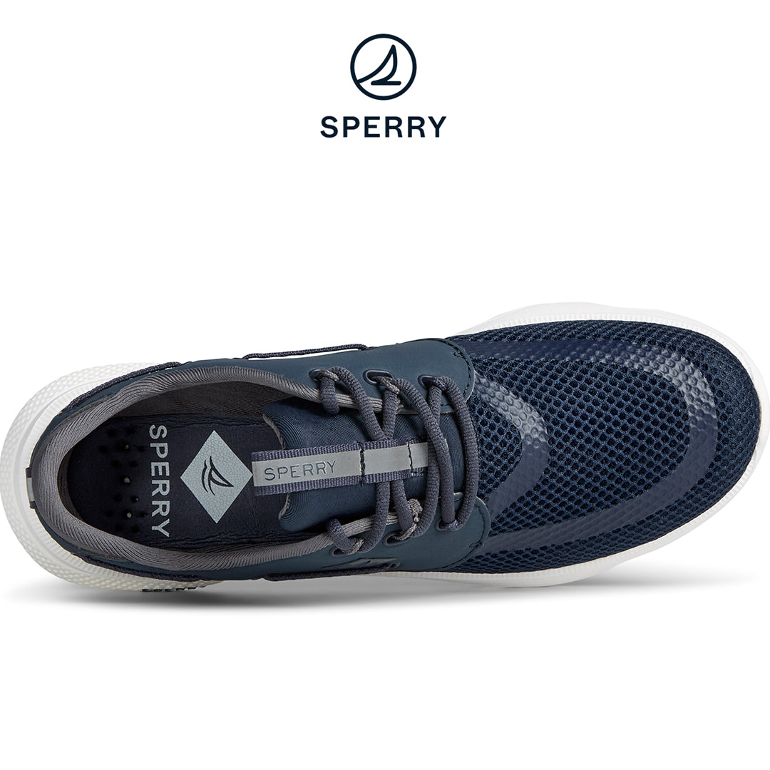 Sperry Women's 7 Seas 3-Eye Sneaker Navy (STS87583)