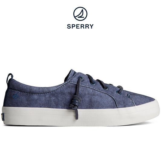 Sperry Women's Crest Vibe Washed Jersey - Navy (STS877960)