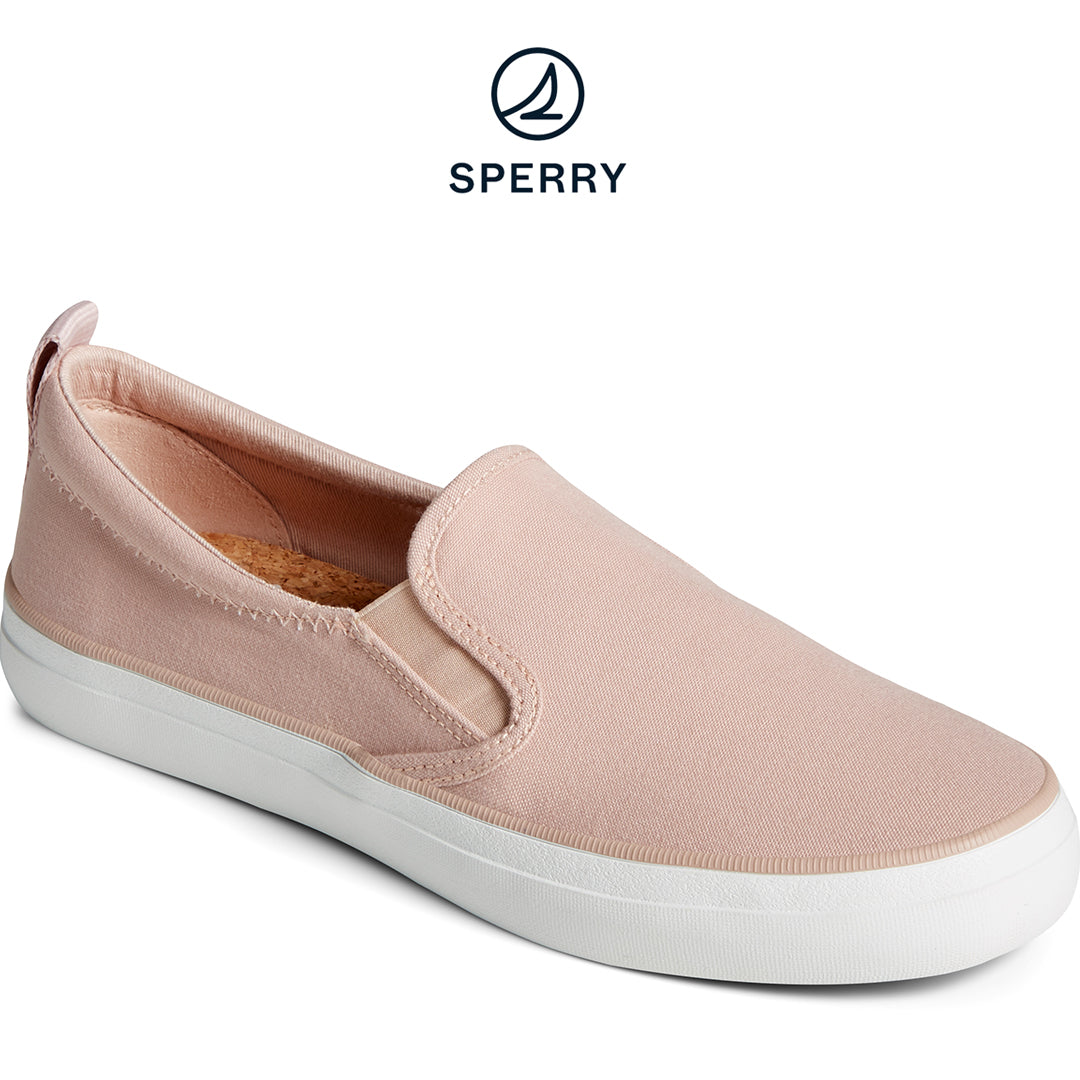 Sperry Women's SeaCycled™ Crest Twin Gore Canvas Sneaker Rose (STS88144)
