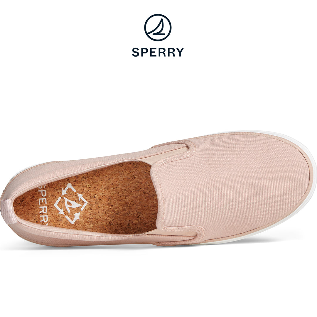 Sperry Women's SeaCycled™ Crest Twin Gore Canvas Sneaker Rose (STS88144)