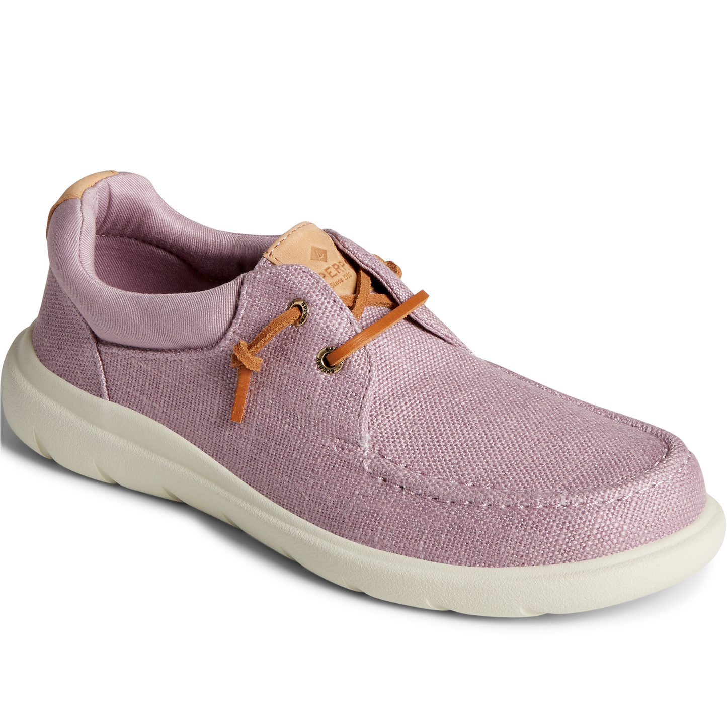 Sperry Women's Captain's Moc Hemp Slip On Sneaker - Elderberry (STS88238)
