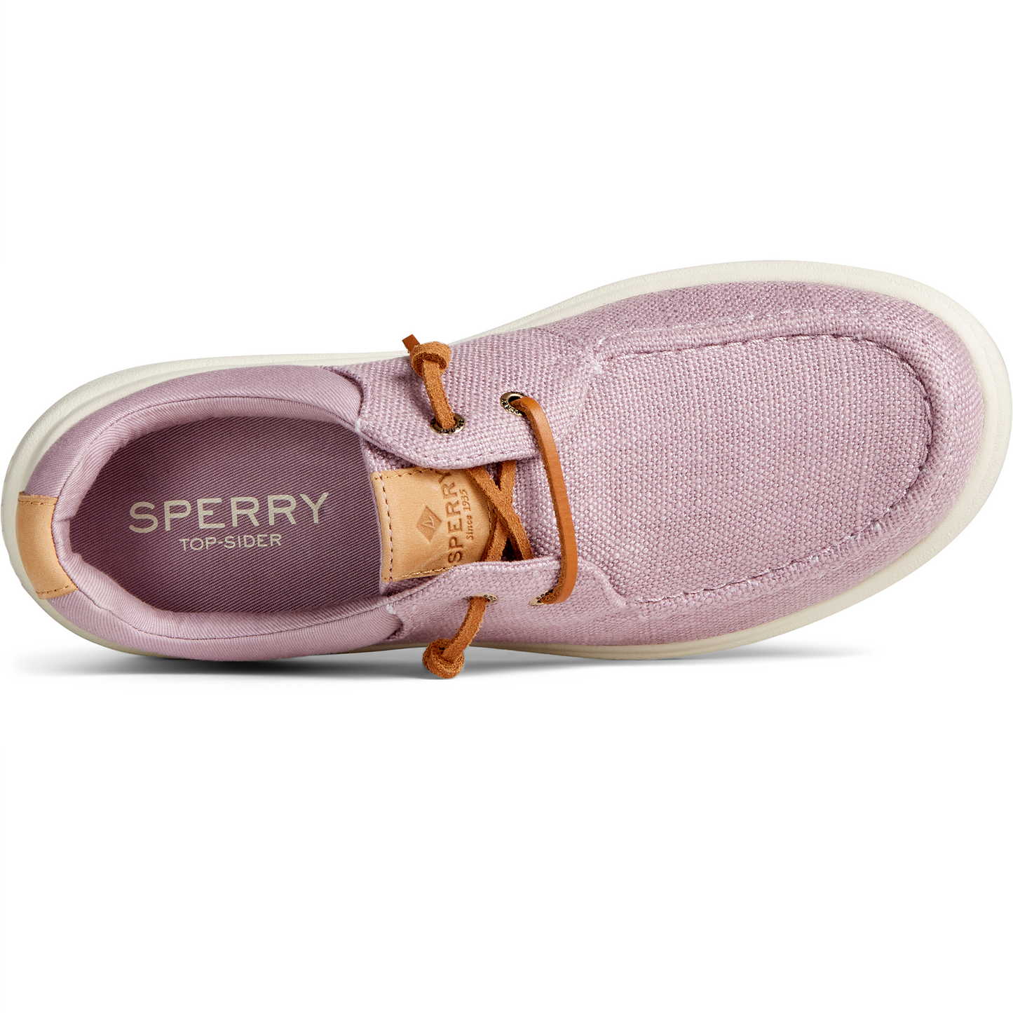 Sperry Women's Captain's Moc Hemp Slip On Sneaker - Elderberry (STS88238)
