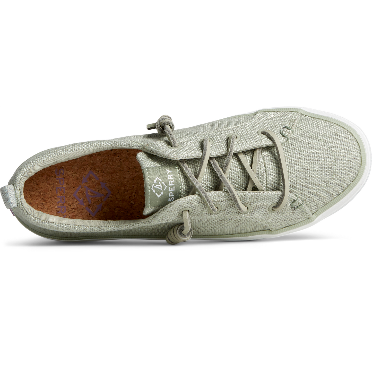 Sperry Women's Crest Vibe Baja Sneaker - Green (STS88461)