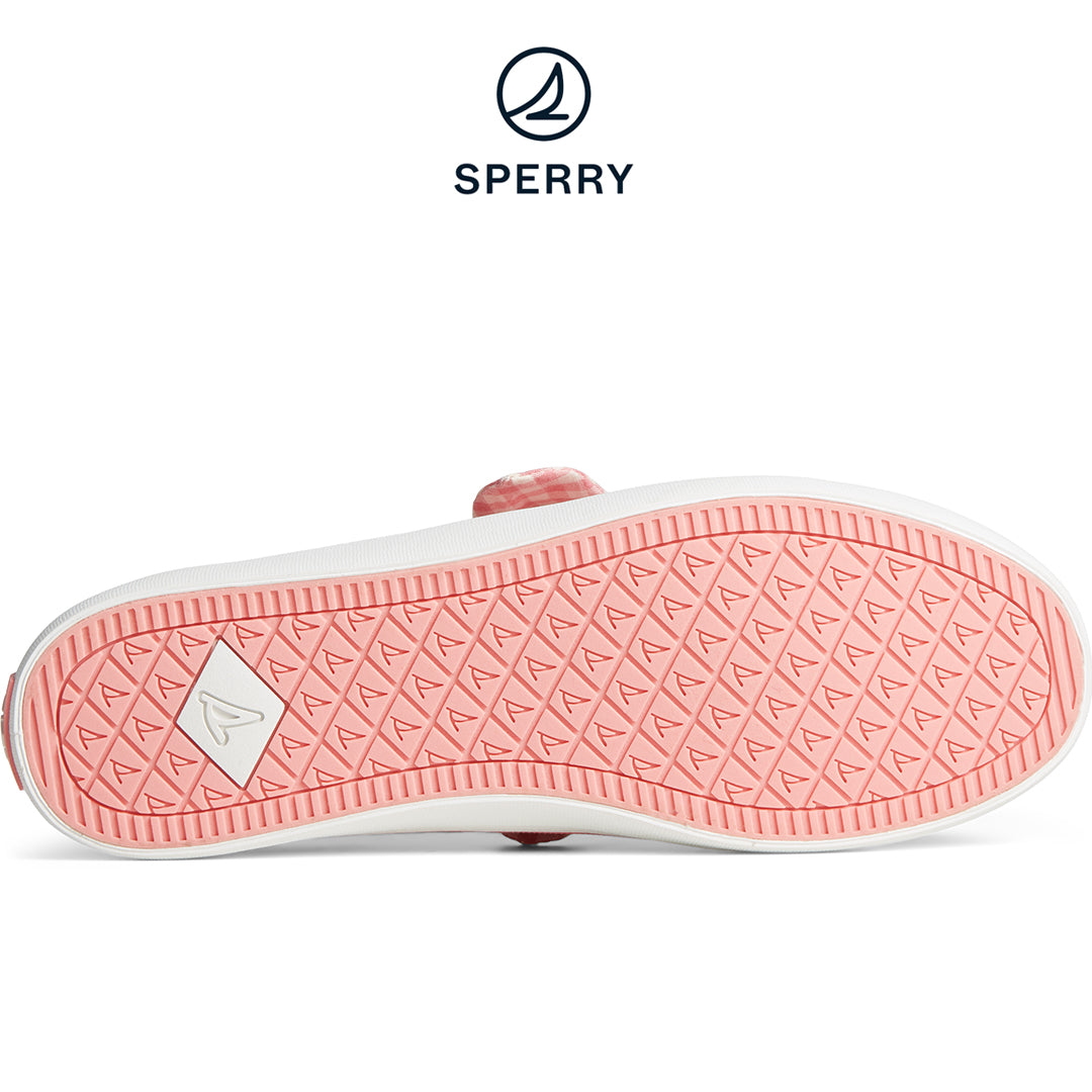 Sperry Women's SeaCycled™ Crest Vibe Gingham Sneaker Pink (STS88725)