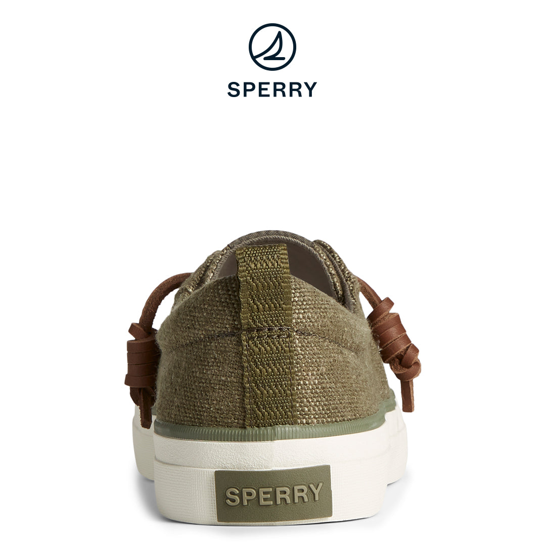 Sperry Women's SeaCycled™ Crest Vibe Baja Sneakers - Olive (STS88907)