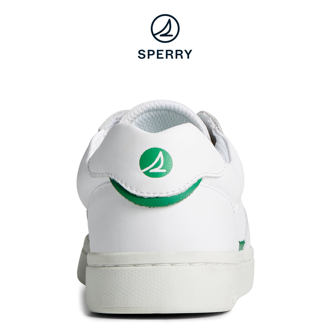 Sperry Women's SeaCycled™ Kona Sneaker White/Green (STS89101)
