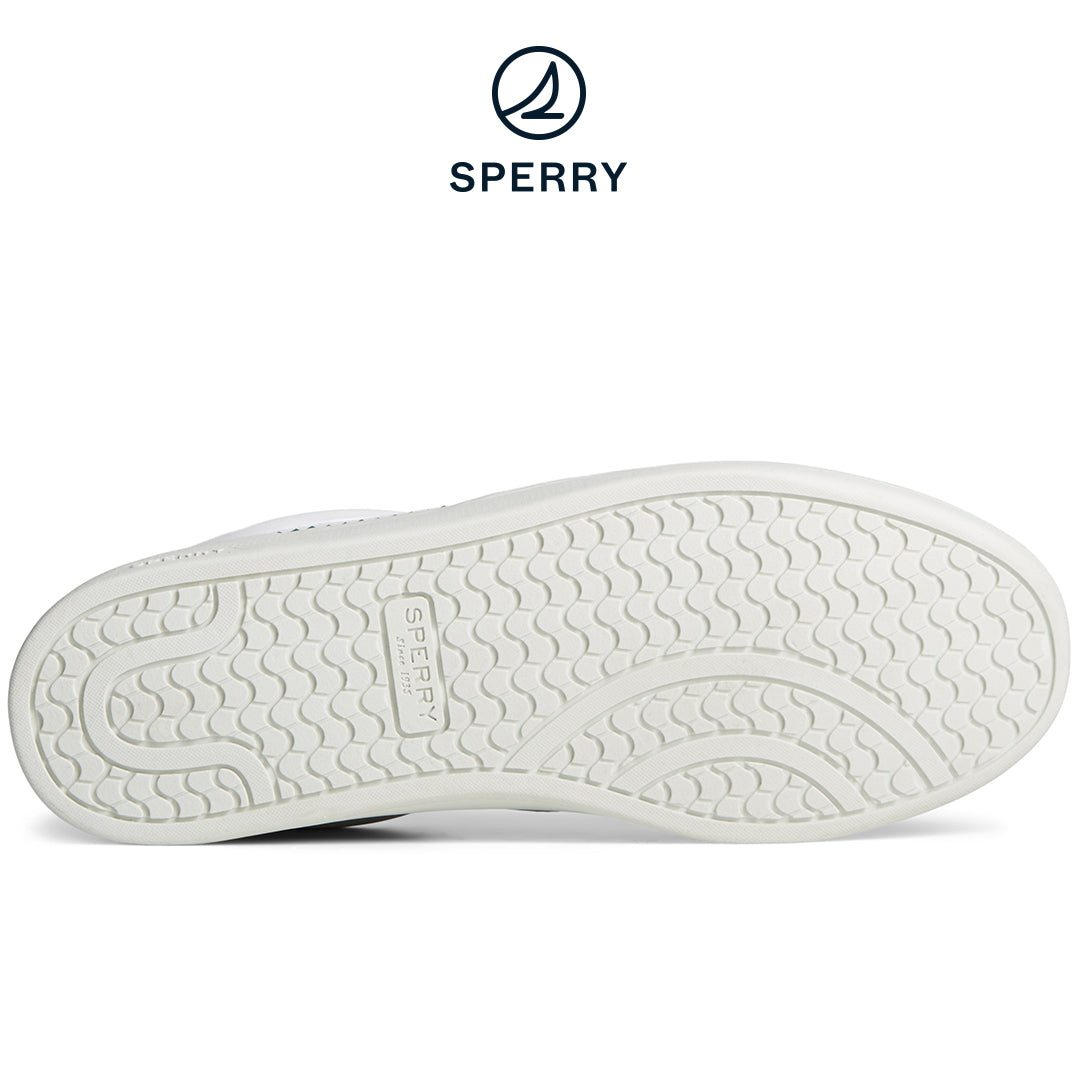 Sperry Women's SeaCycled™ Kona Sneaker White/Green (STS89101)