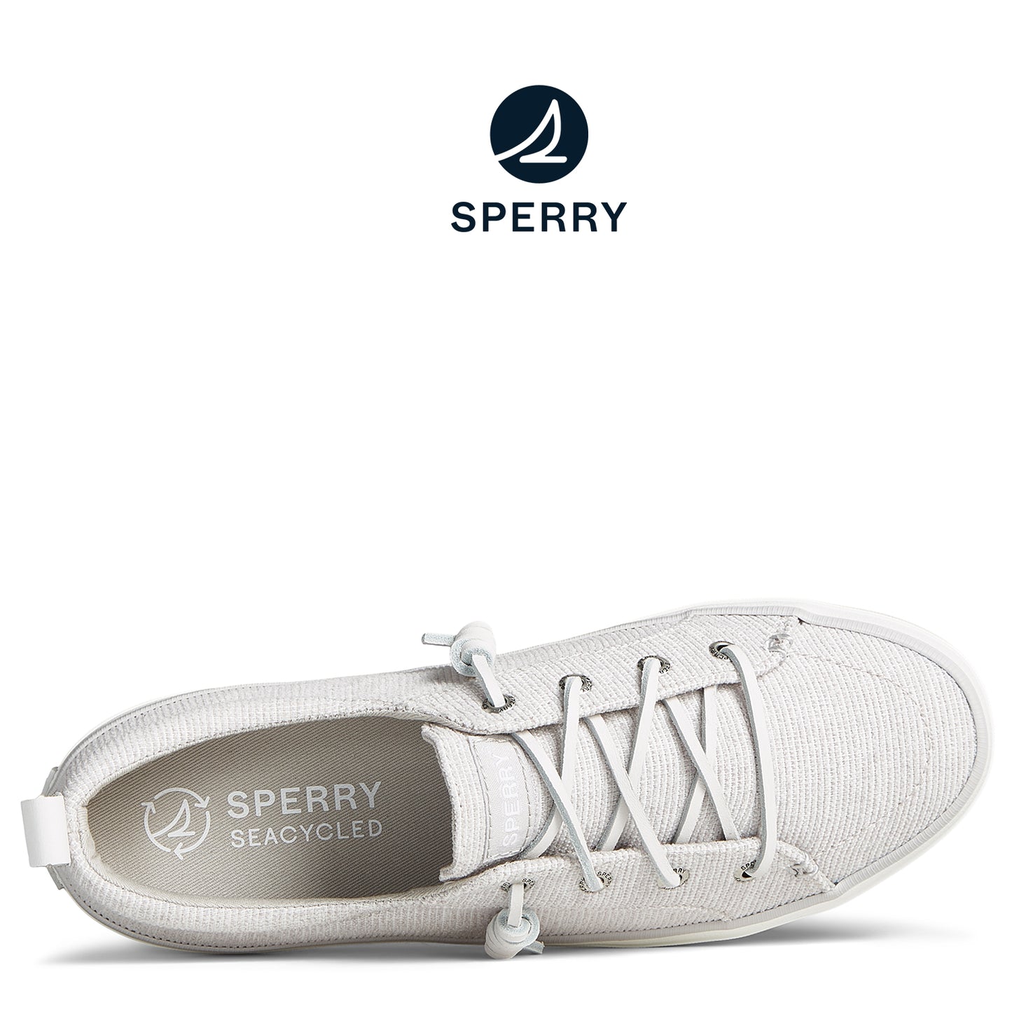 Sperry Women's SeaCycled™ Crest Vibe Two-Tone Sneaker Grey (STS89157)