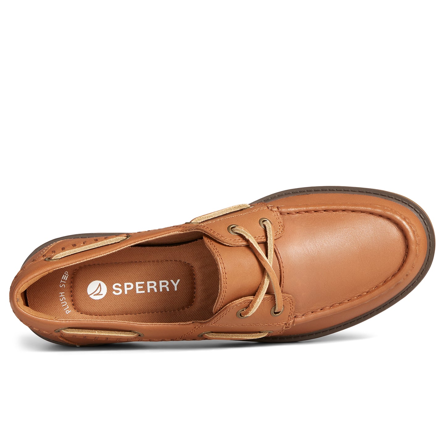 Sperry Women's Wells Boat Shoes Topsider - Tan (STS89454)
