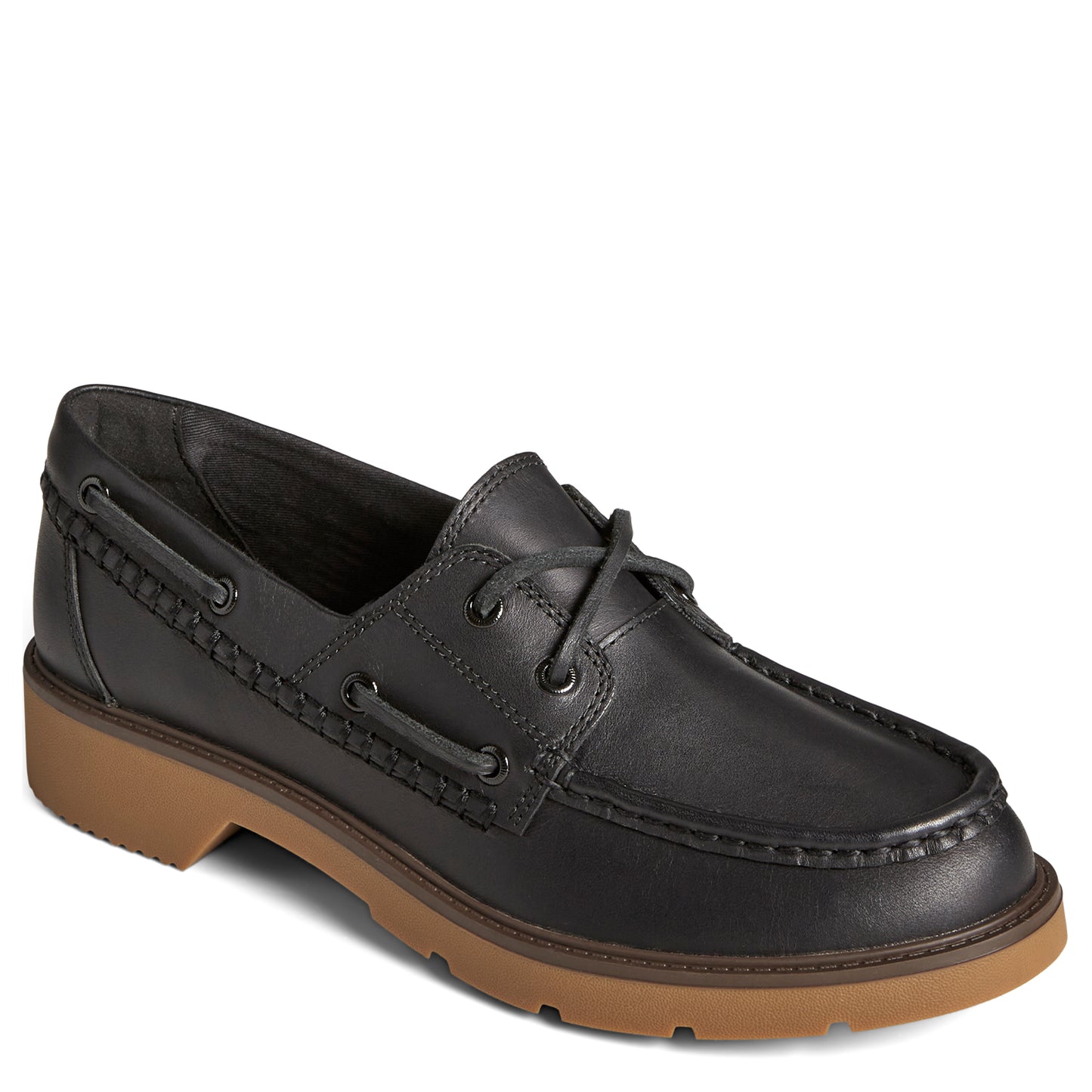 Sperry Women's Wells Boat Shoes Topsider - Black (STS89604)