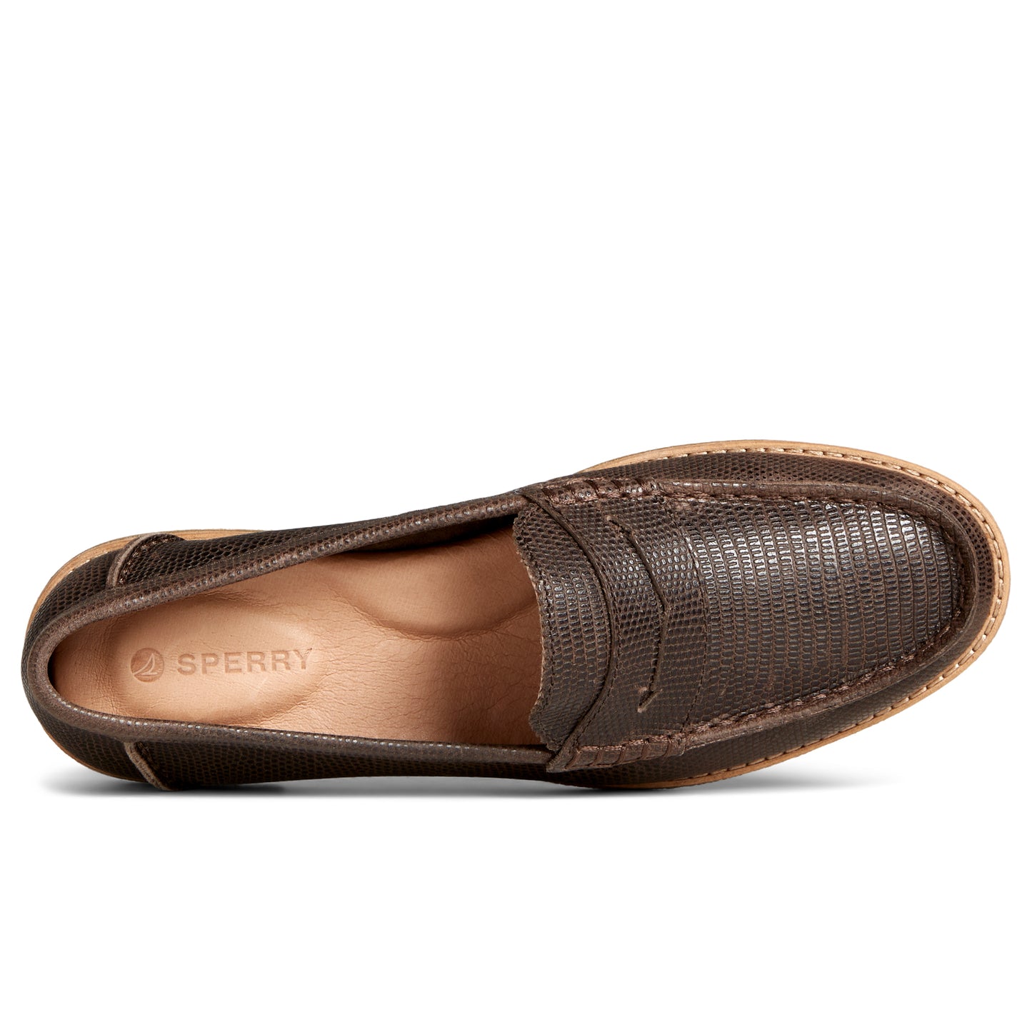 Sperry Women's Seaport Casual Penny Loafers - Brown (STS89634)