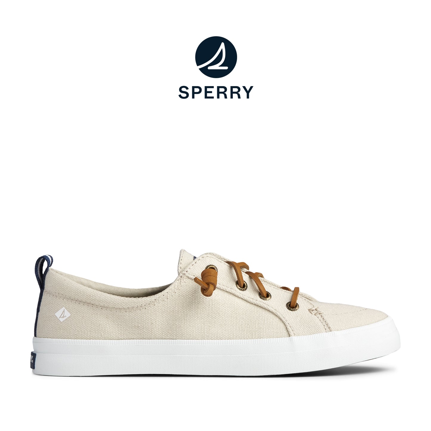 Sperry Women's Crest Vibe Boat Sneakers - Oat (L139340470)