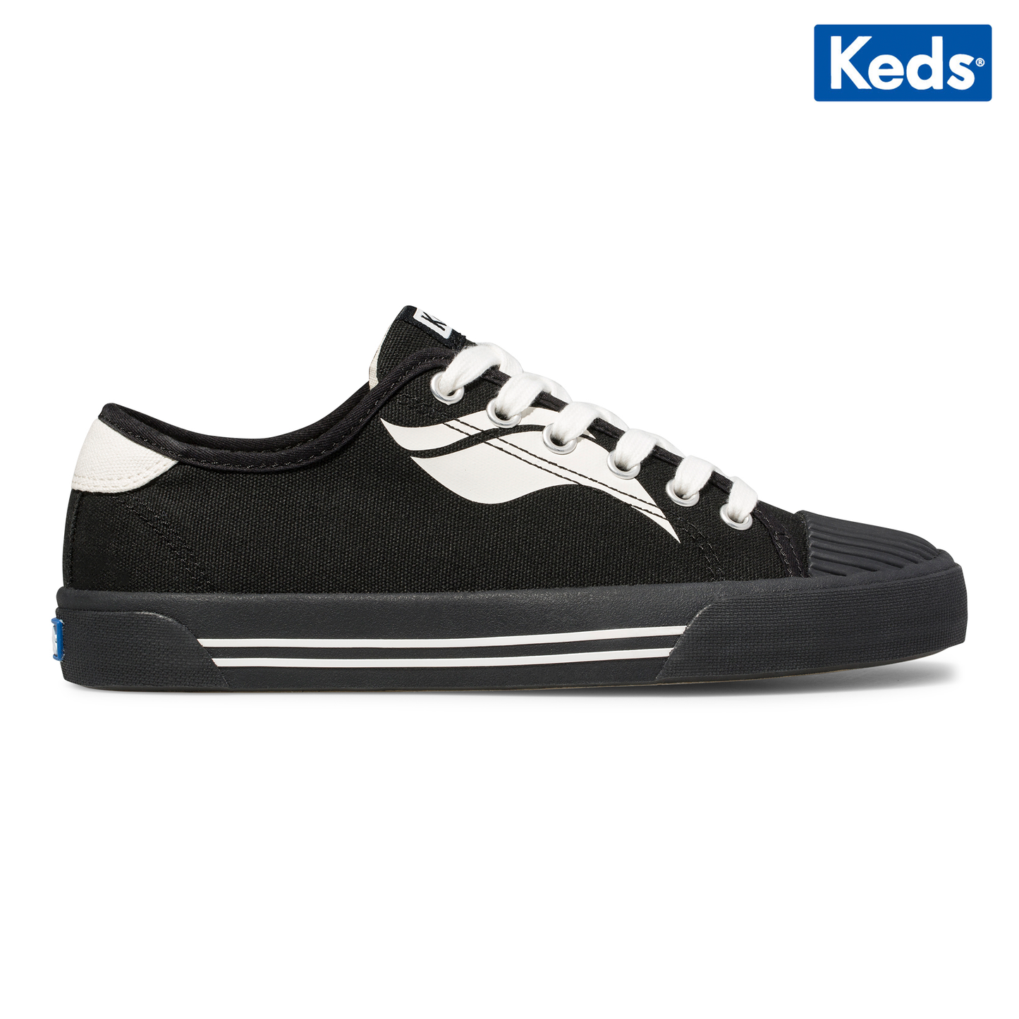 Keds Women's Crew Kick Wave Seasonal Black/Black
