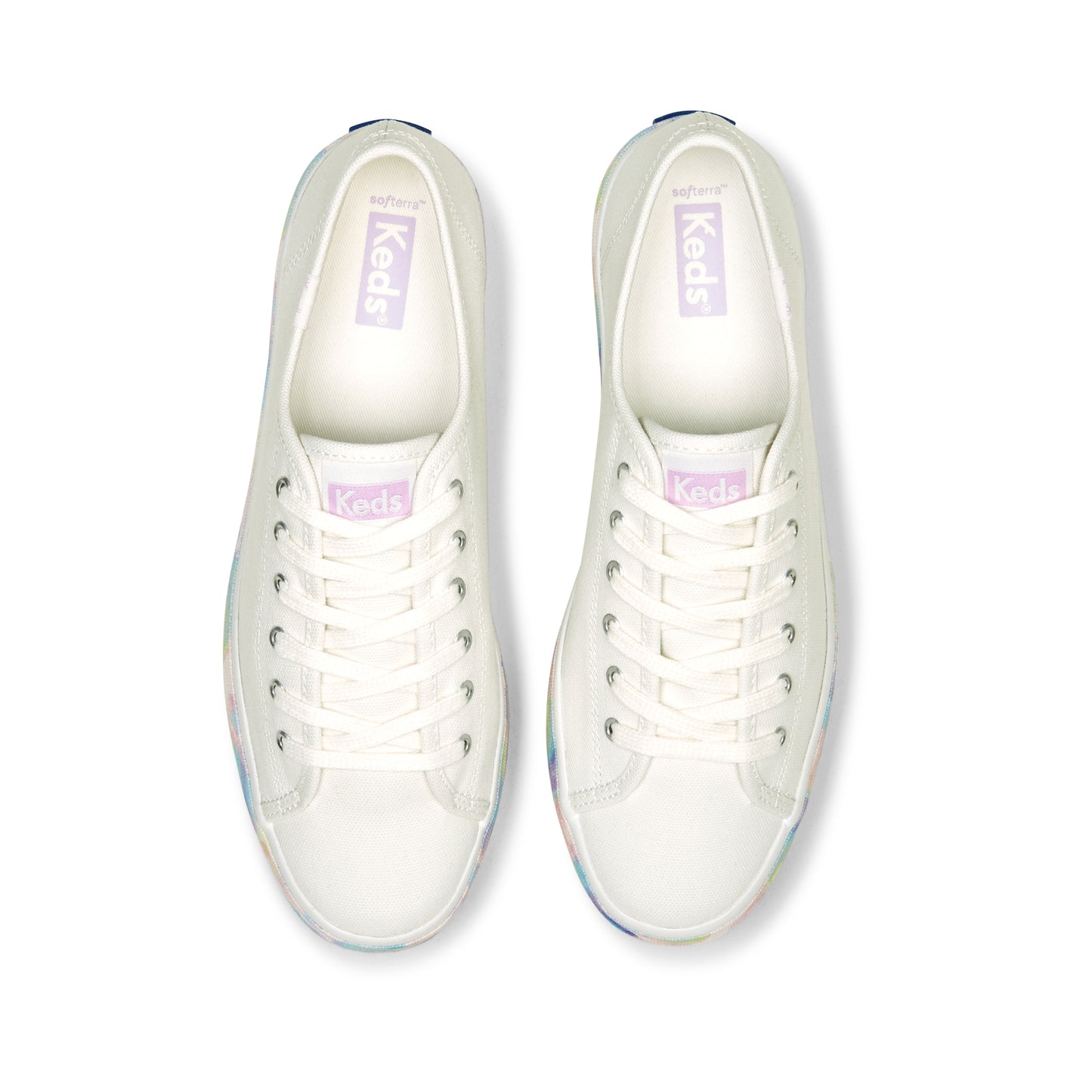 Keds Women's Triple Up Abstrct Floral Foxng White/Multi (WF66998)