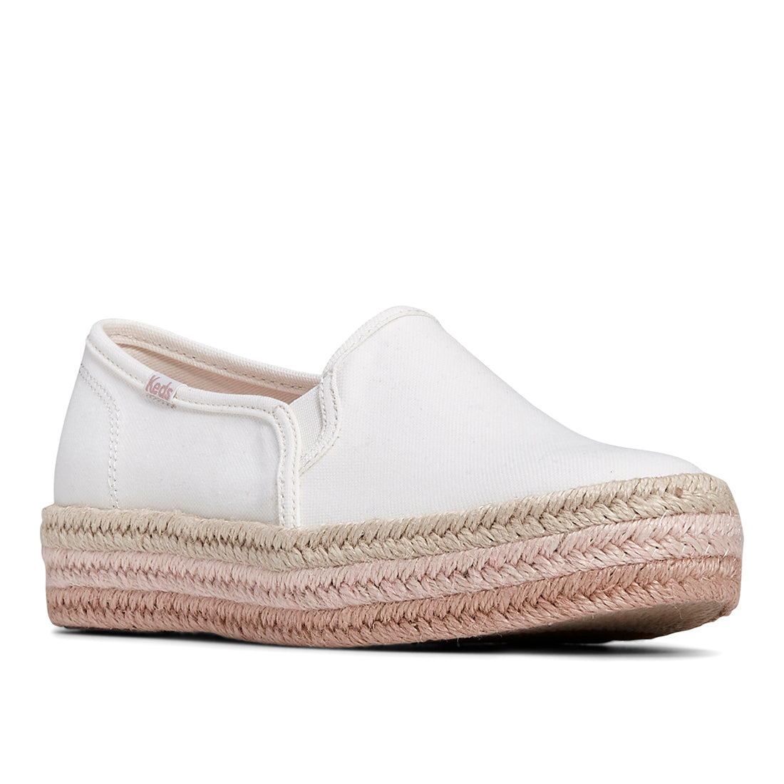 Keds Women's Triple Decker Jute Foxing White (WF67832)