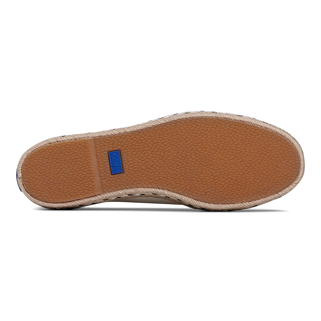 Keds Women's Triple Kick Canvas Jute Braid Foxing Sneaker Nat (WF67837)