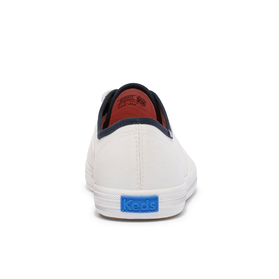 Keds Womens' Champion Canvas Varsity Lace White/Navy (WF68075)