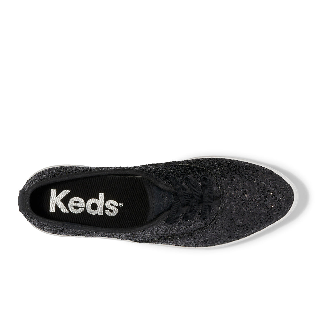 Keds Womens' Point Glitter Cel Black (WF68126)