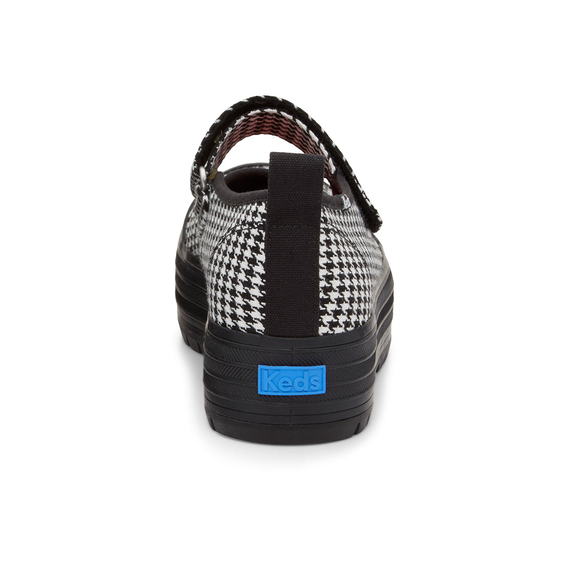 Keds Women's Keds Mary Jane Canvas Warped Houndstooth Black/White (WF68131)