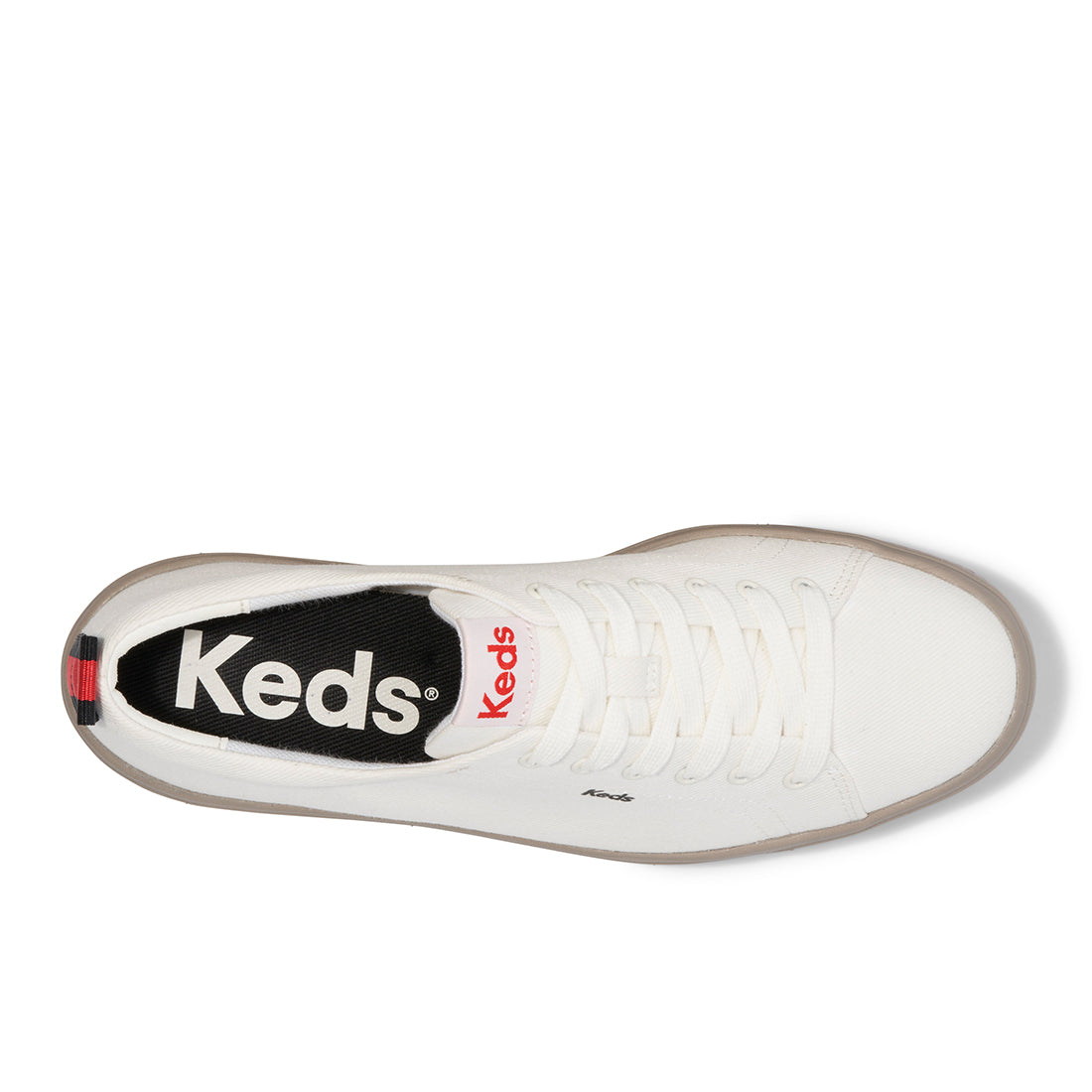 Keds Womens' Skyler Heavy Twill Sneaker White (WF68204)