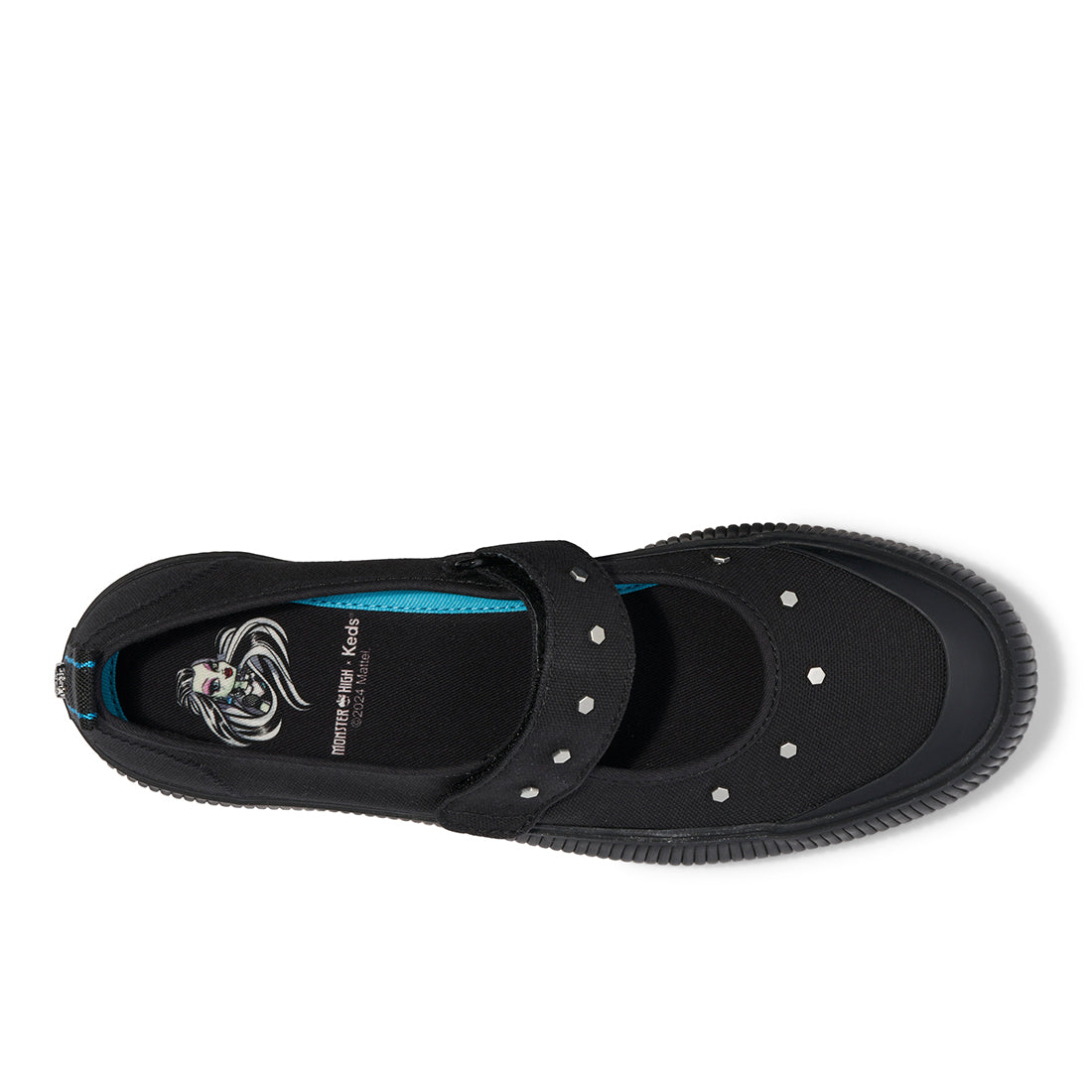 Keds Womens' Monster High Mary Jane Canvas Black (WF68214)