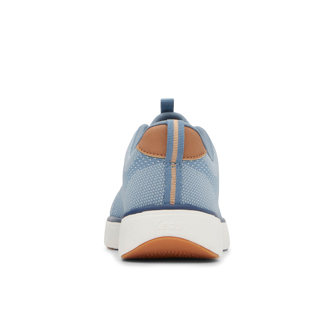 Keds Women's Blisswalk Lace Engineered Knit Sneaker Denim/Cognac (WF68542-BLISLC5460)