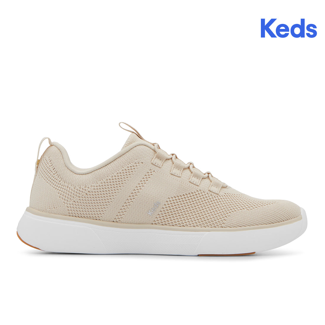 Keds Women's Blisswalk Alt Engineered Knit Sneaker Snow White/Oatmeal (WF68627-BLISAL5110)