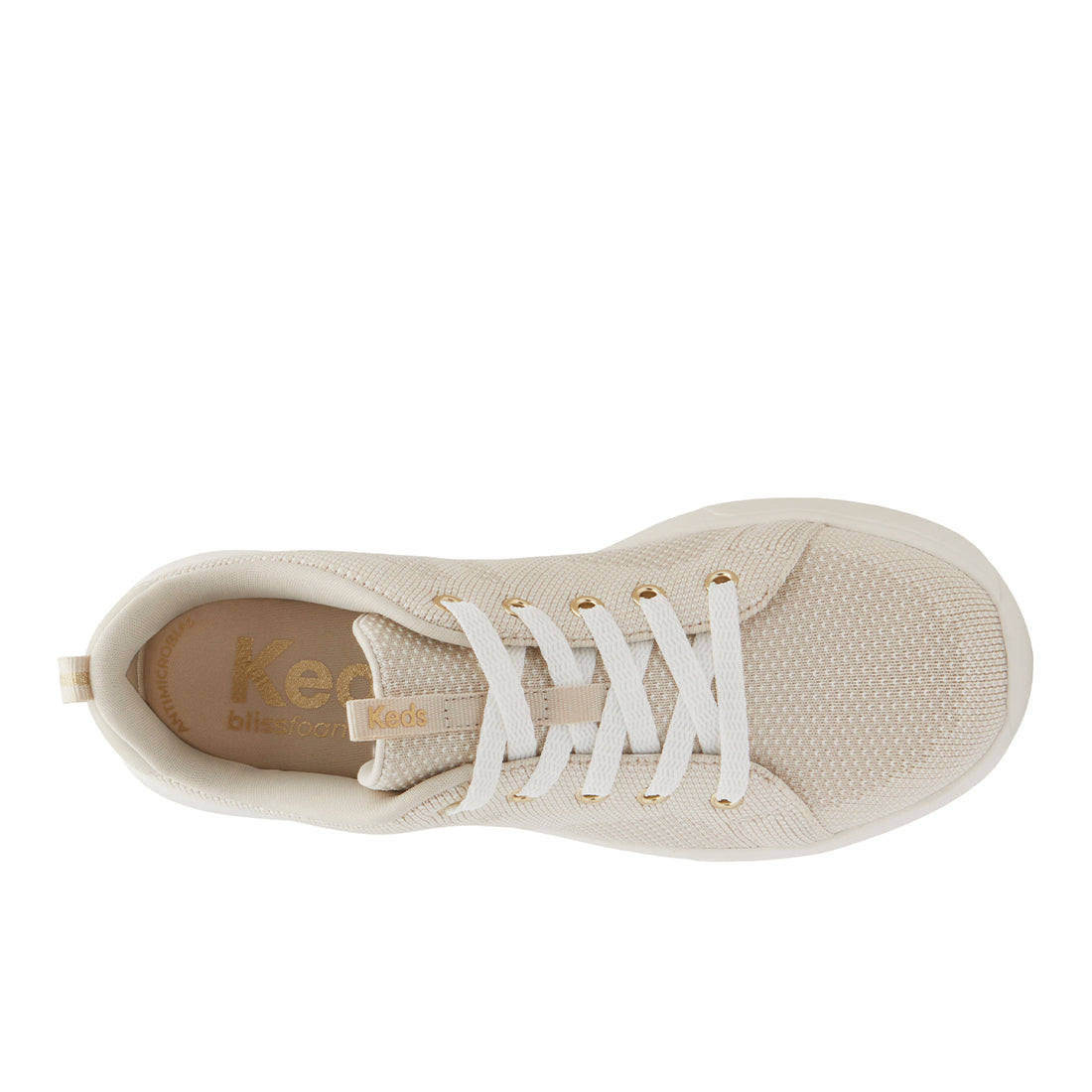 Keds Women's Blisswalk Lace Engineered Knit Sneaker Oatmeal (WF68647-BLISLC5280)