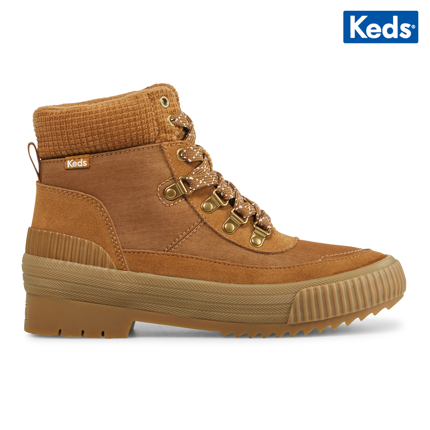 Keds Women's Fielder Boot Suede Tan (WH66301)