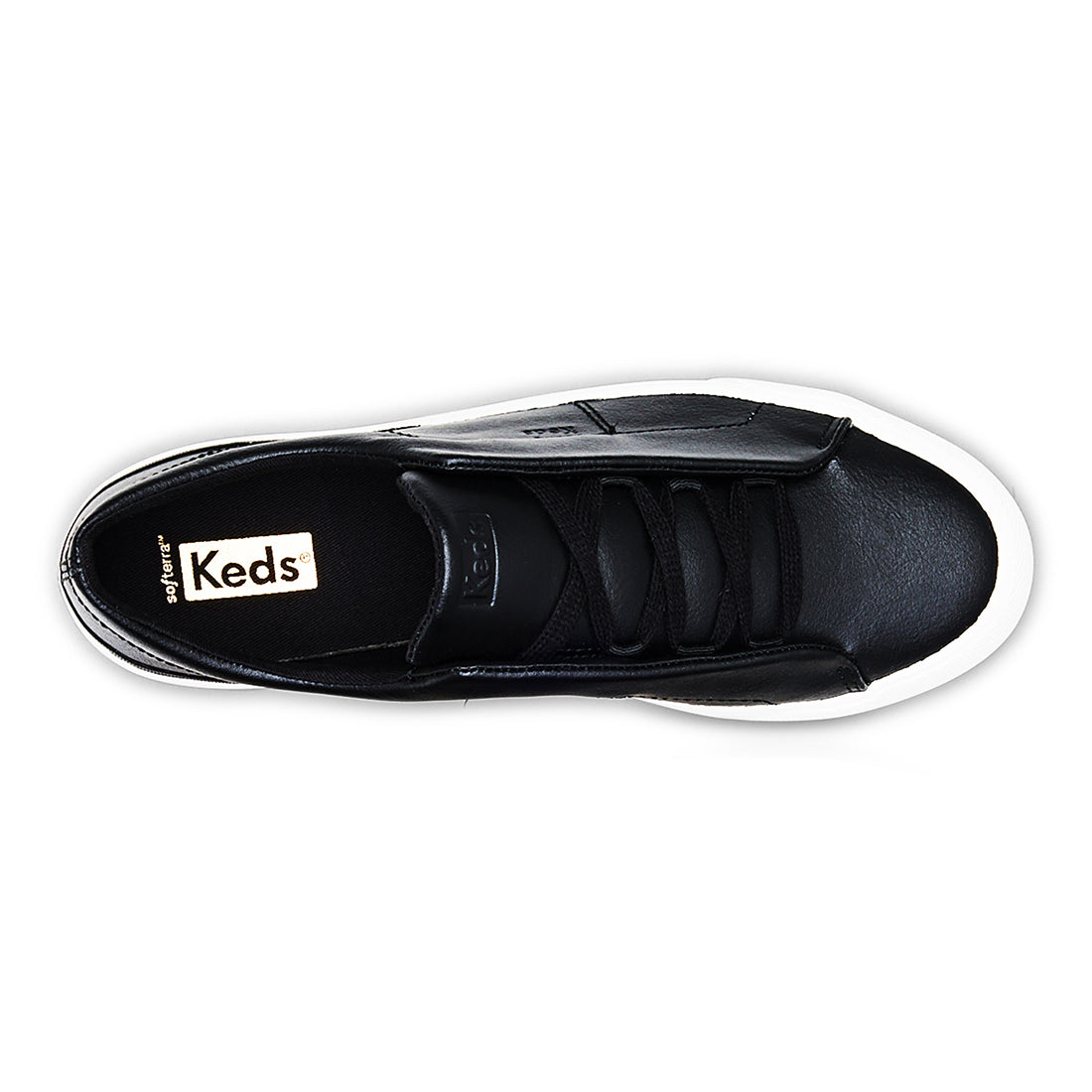 Keds Women's Remi Leather Sneakers Black (WH67323)
