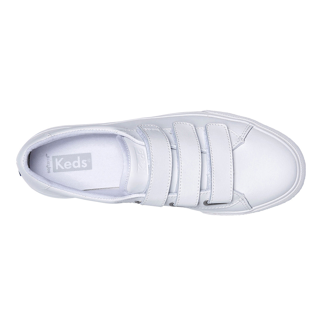 Keds Women's Jump Kick V Leather Sneaker White (WH67865)