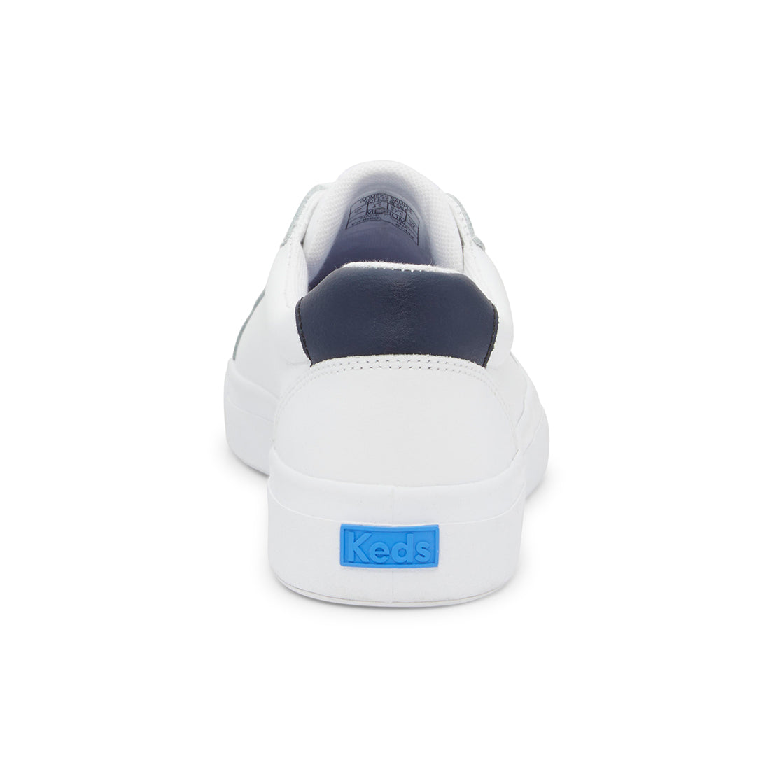 Keds Womens' Pursuit Leather Sneaker White/Blue (WH68071)
