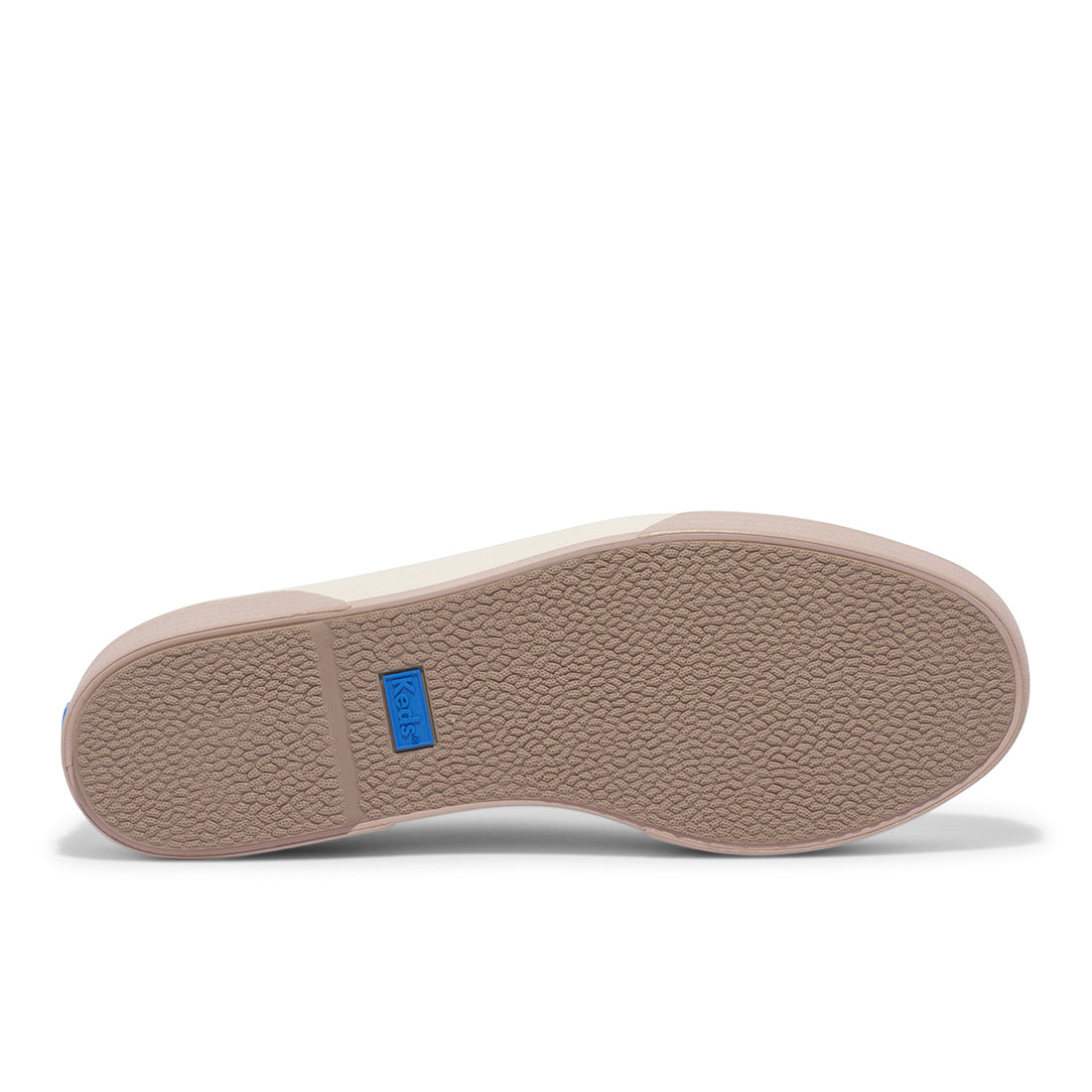 Keds Womens' Triple Up Leather Bumper Foxing Stripe Off White/Taupe (WH68142)