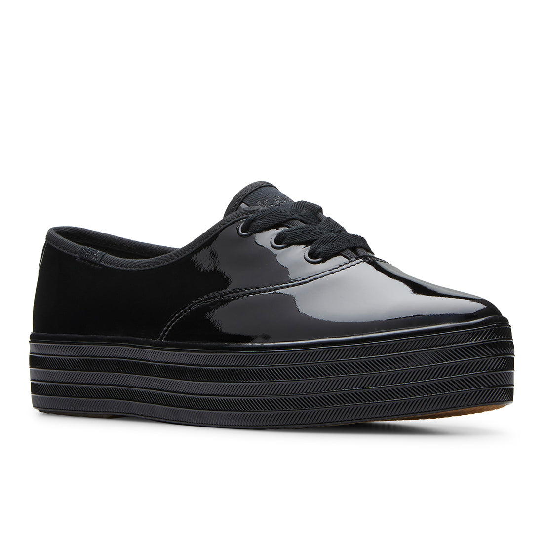 Keds Womens' Point Patent Leather Black (WH68176)