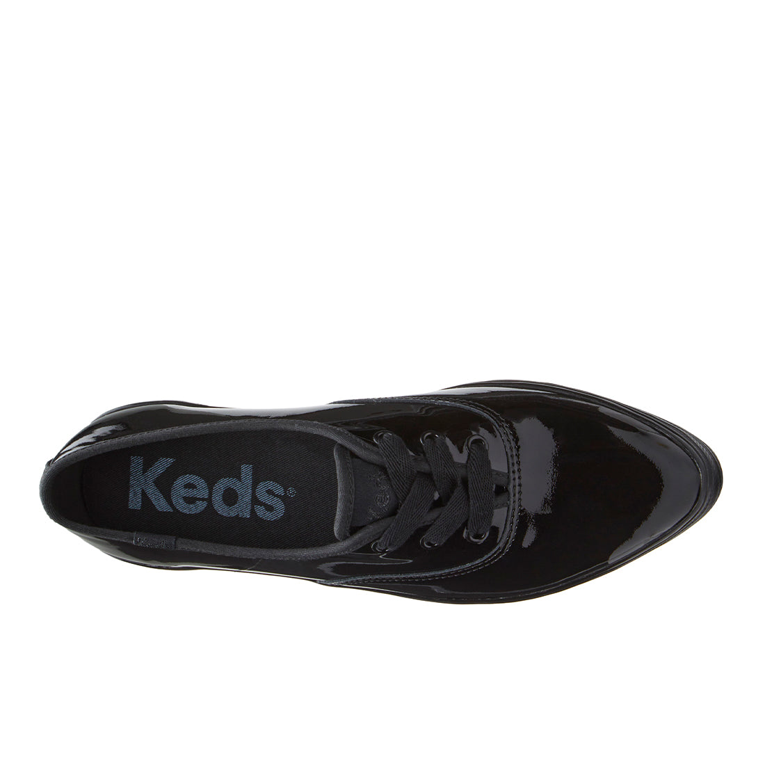 Keds Womens' Point Patent Leather Black (WH68176)