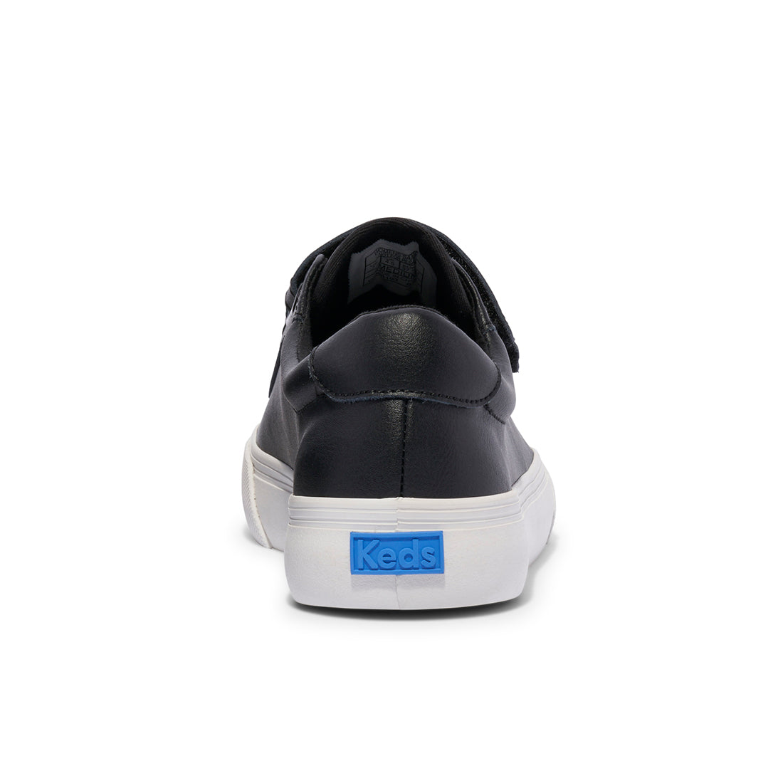 Keds Womens' Jump Kick V Leather Black/White (WH68193)