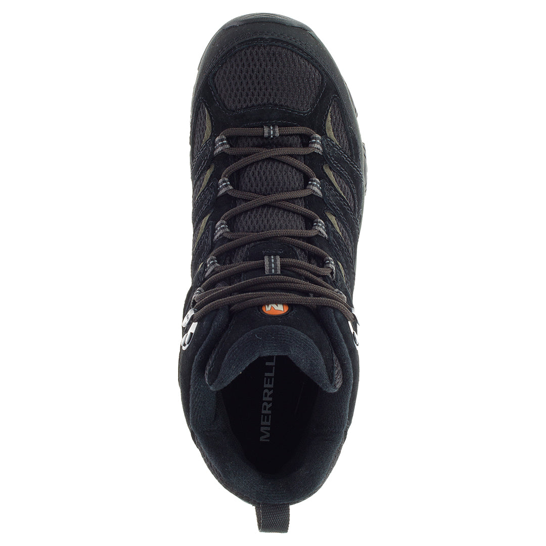 Merrell Moab 3 Mid Waterproof - Black Men's Hiking Shoes