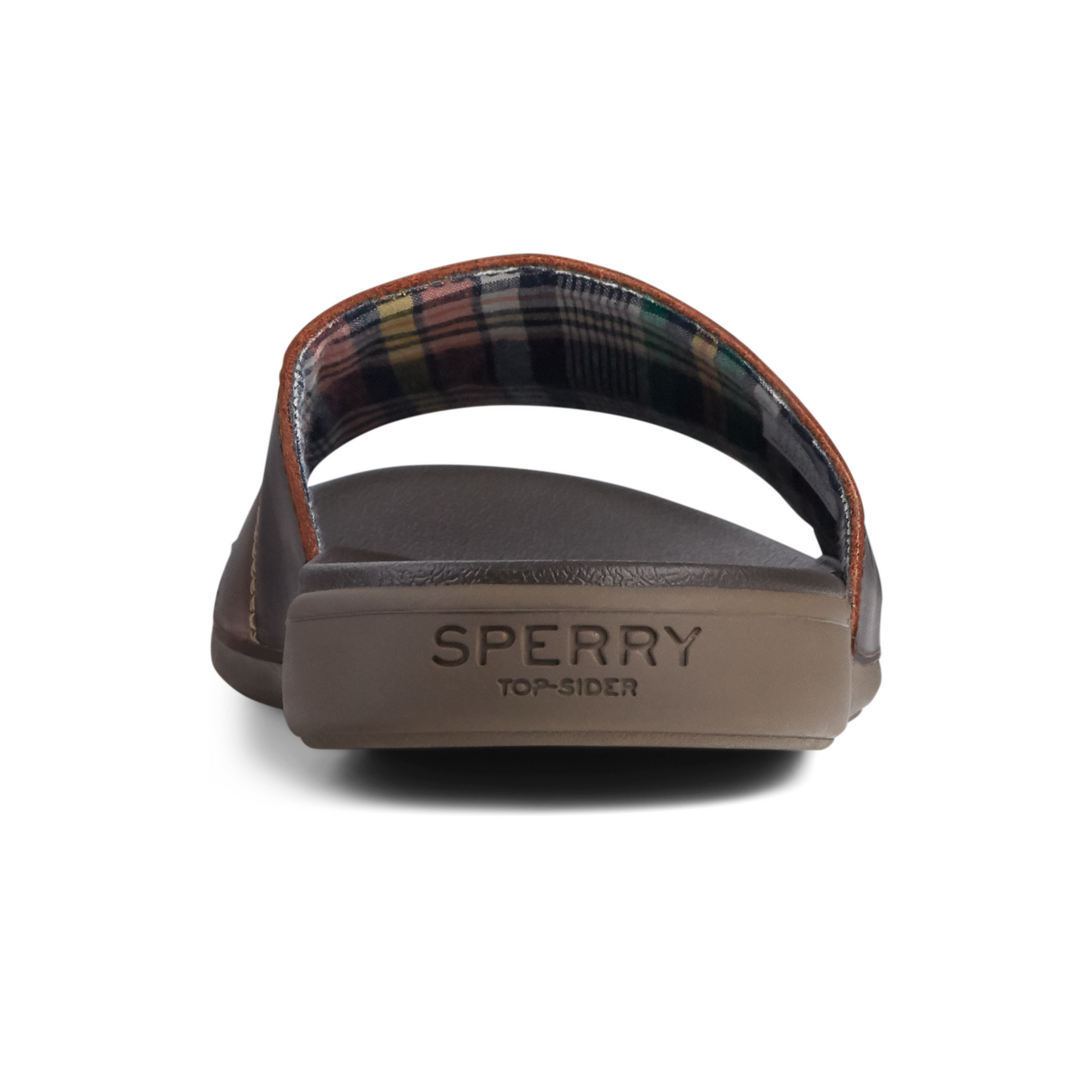 Sperry Mens Plushwave Dock Slide Leather / Brown