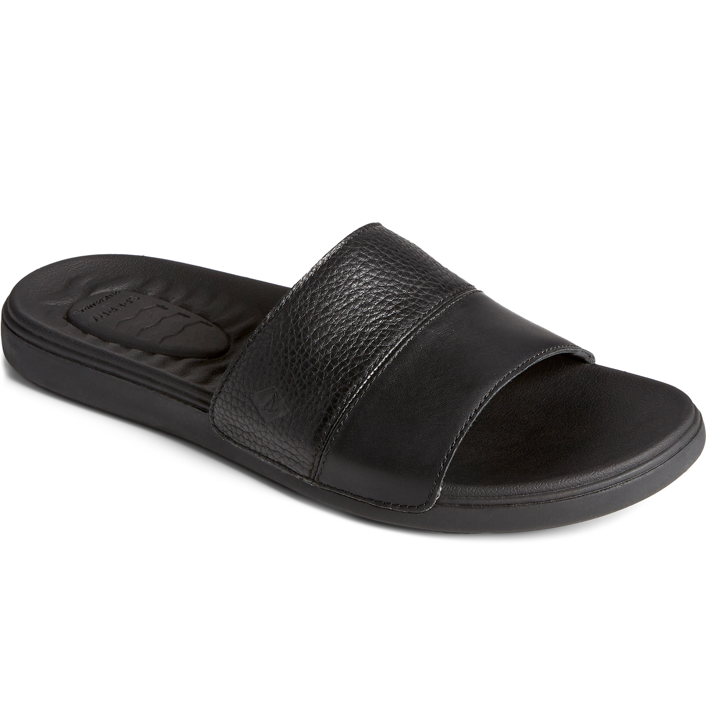 Sperry Men's PLUSHWAVE Dock Slide Sandal - Black (STS24138)
