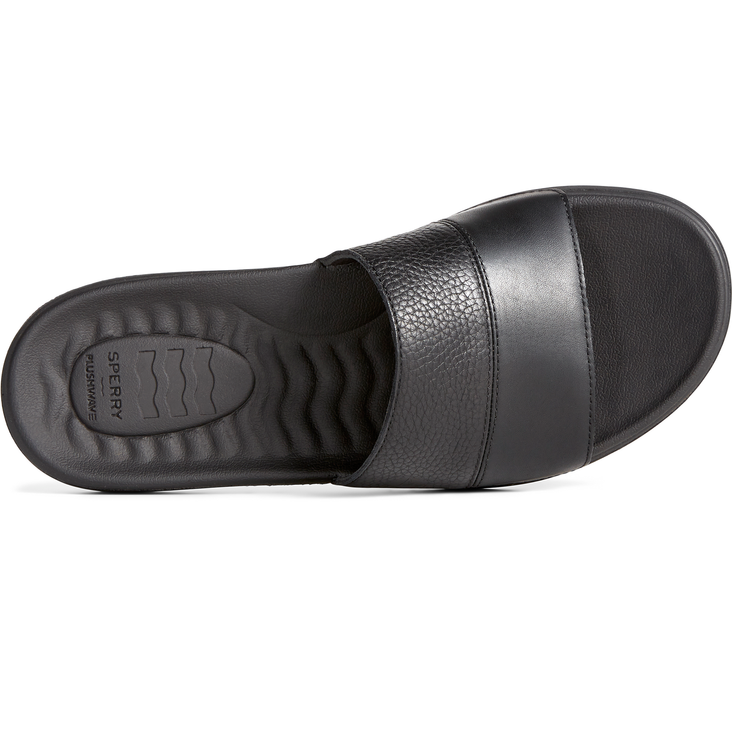 Sperry Men's PLUSHWAVE Dock Slide Sandal - Black (STS24138)