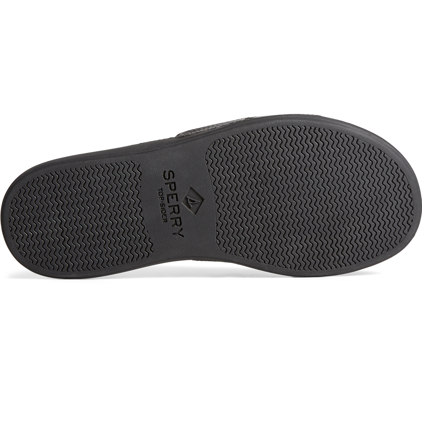 Sperry Men's PLUSHWAVE Dock Slide Sandal - Black (STS24138)