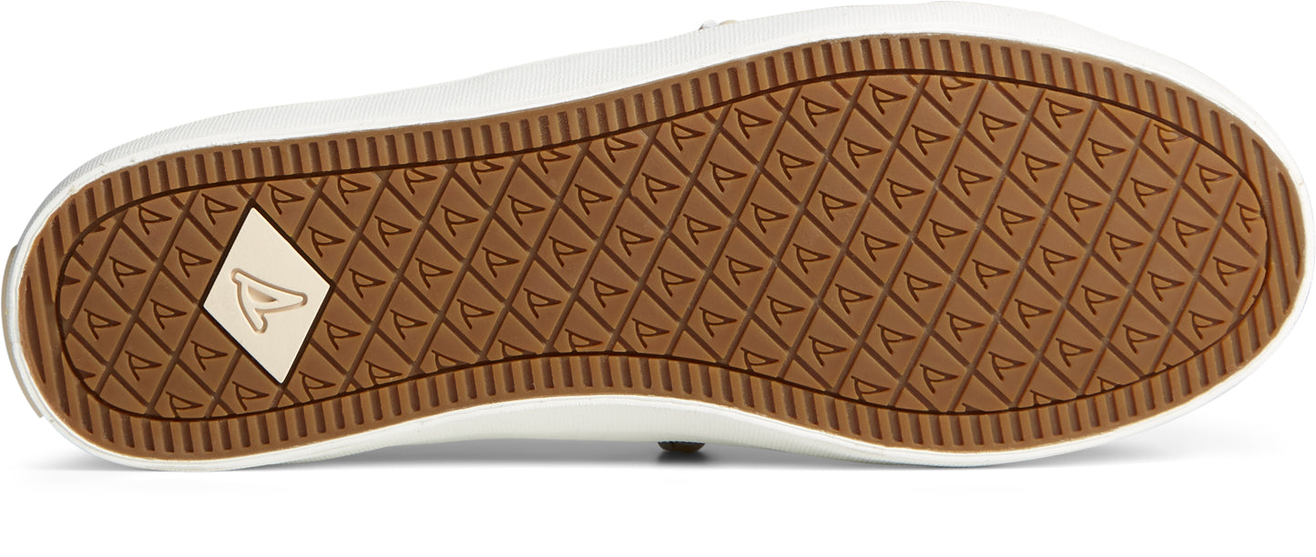 Sperry Women's Crest Vibe Camo Metallic Leather Sneaker - Ivory (STS87045)