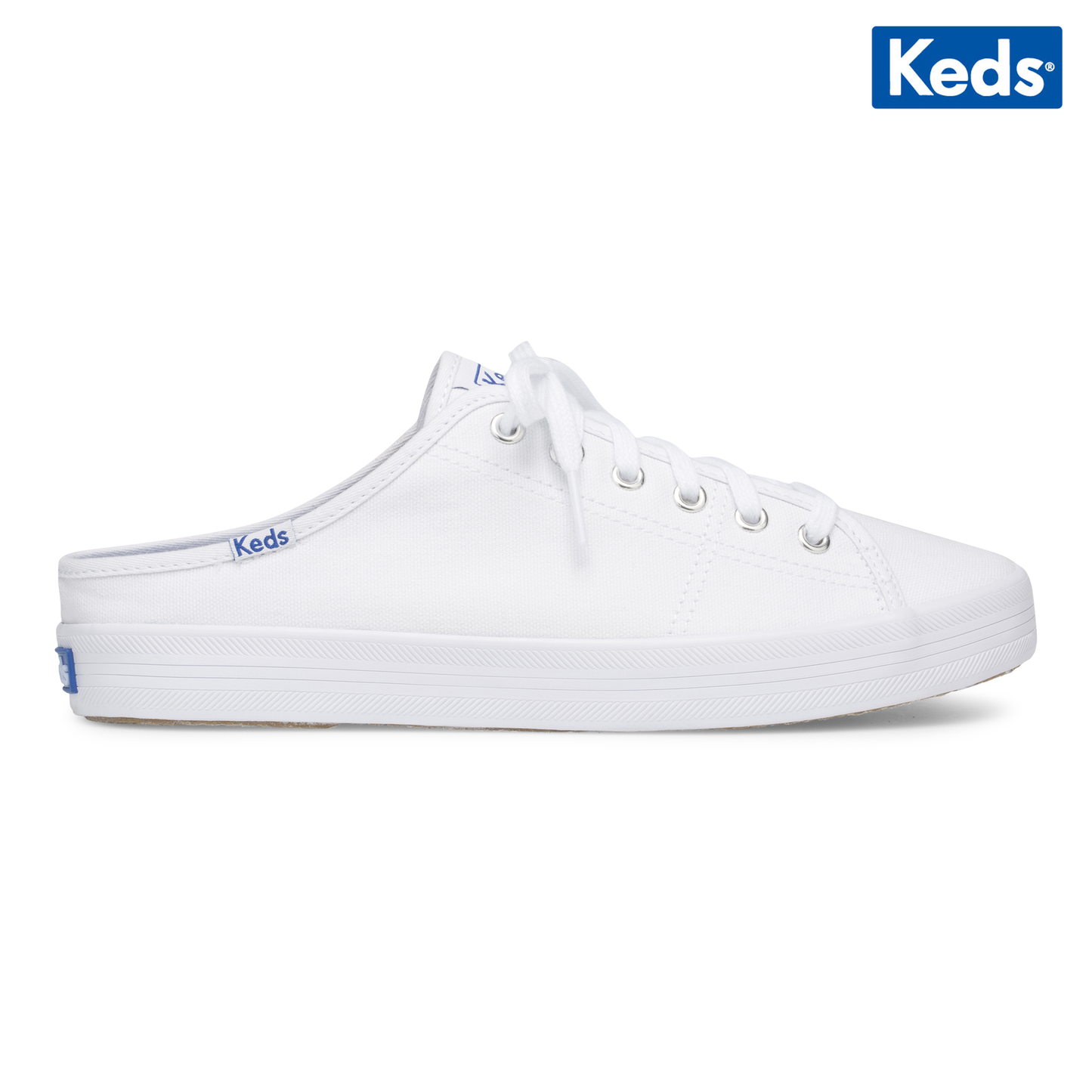 Keds Women's Kickstart Mule Canvas White (WF61986)