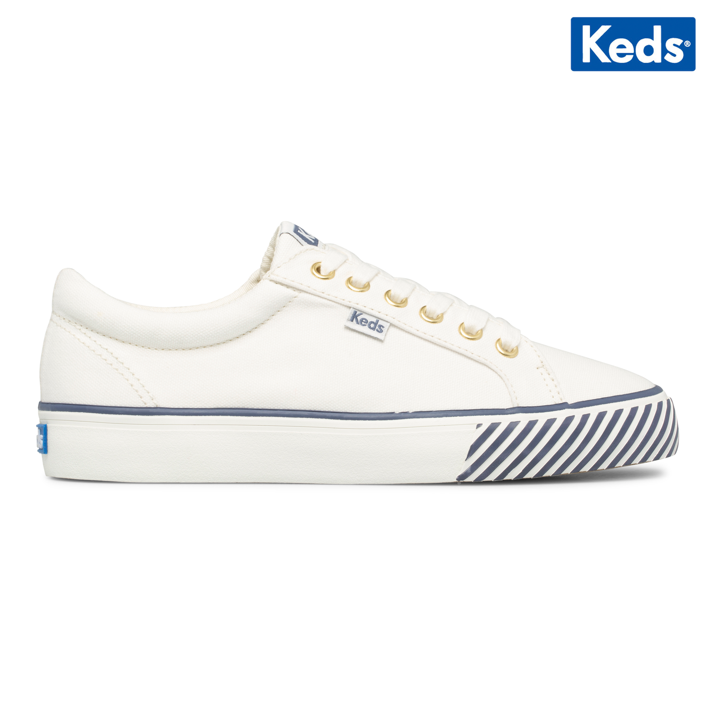 Keds Women's Jump Kick Majestic Canvas White (WF65977)