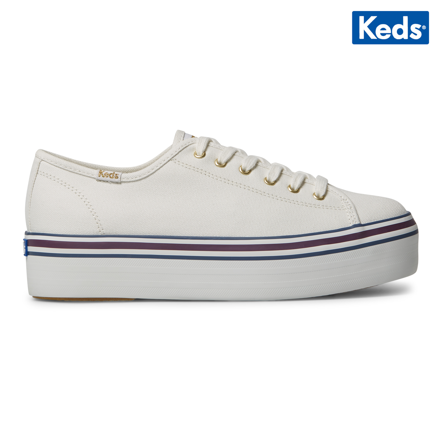 Keds Women's Triple Up Varsity White/Blue