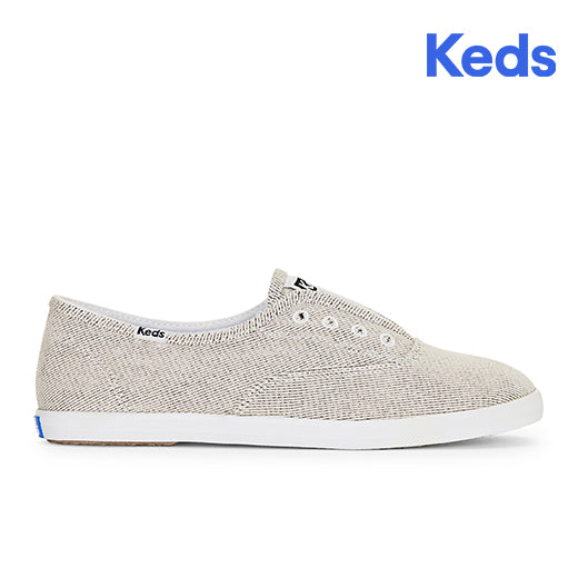 Keds Women's Chillax 2-Tone Textile--Ivbk-Ivory/Black
