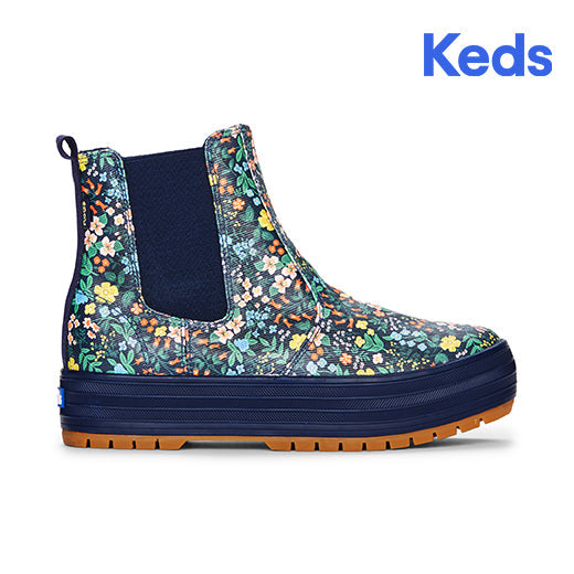 Keds Women's The Pltfrm Chlsea Lug Rpc Myfr--Nvy-Navy